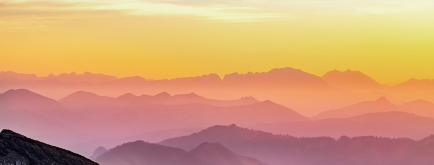 Residential treatment for postpartum depression - peaceful healing sanctuary at sunrise