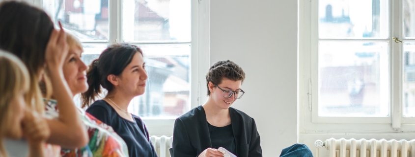 Group programming during a typical day in residential treatment at a mental health program